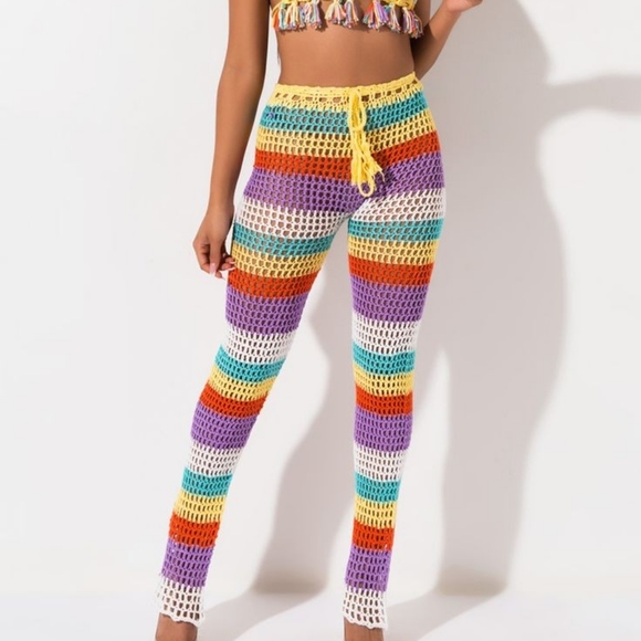 Granny square vintage boho pants - Picture 6 of 8